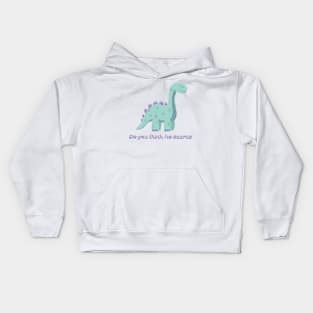 Do-you-think-he-saurus Kids Hoodie